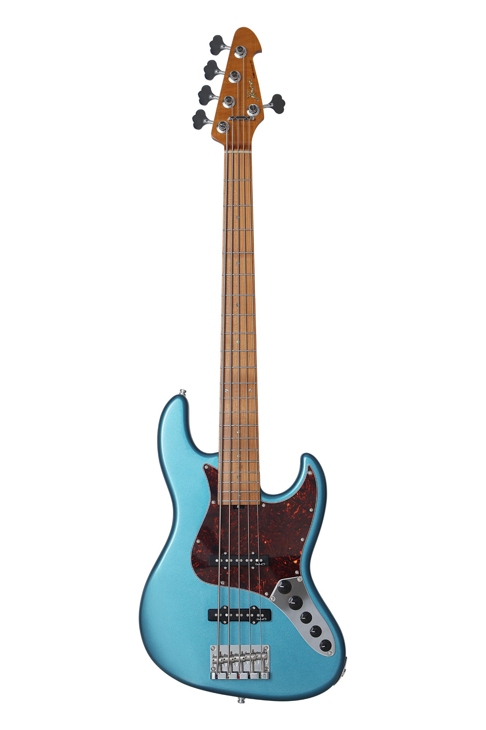 KJBM5-Custom Act Bass Metallic Blue